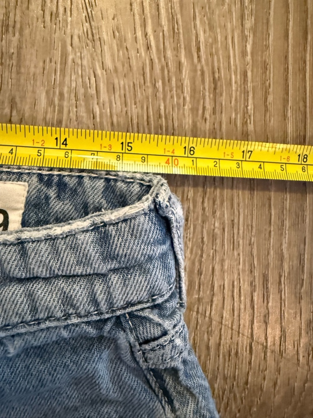 Rag & Bone Logan Featherweight Raw Edge, High Rise Wide Jean in Mira - Picture 13 of 14